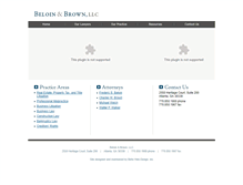 Tablet Screenshot of beloinlaw.com